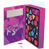 Clementoni Crazy Chic - TS Rock N Makeup Palette, Kit Trucchi Bambina con Ombretti, Lucidalabbra e Applicatori Premium, età 6+,