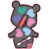 Clementoni Crazy Chic - Teddy Glow Trousse Trucchi, Cofanetto Make-Up Bambini 6+ Anni, Palette con 6 Ombretti Colorati e Rosset