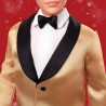 Barbie Signature - Ken Magia delle Feste 2025, bambola da collezione con tuta elegante e giacca dorata, confezione da esporre, 