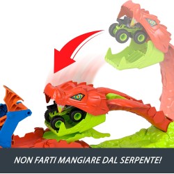 Hot Wheels Monster Trucks Snake Slam Takedown e Bone Shaker Esclusivo