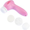 Beauty Routine - Coccola Viso Skin Care Brush, 1 Spazzola per Massaggio Viso con 4 Testine
