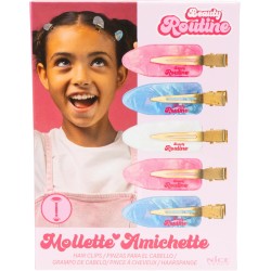 Beauty Routine - Mollette Amichette, Set di Mollette Perlescenti in 3 Colori