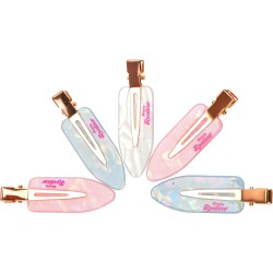 Beauty Routine - Mollette Amichette, Set di Mollette Perlescenti in 3 Colori