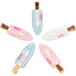 Beauty Routine - Mollette Amichette, Set di Mollette Perlescenti in 3 Colori