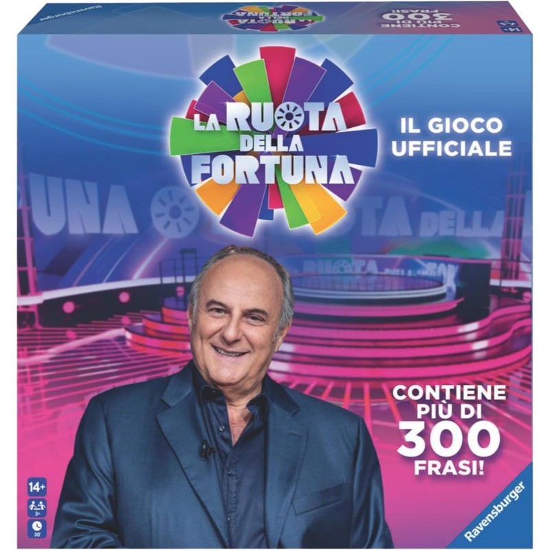 Ravensburger - La Ruota della Fortuna, Gioco da Tavolo Famiglia 14+