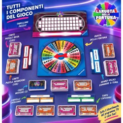 Ravensburger - La Ruota della Fortuna, Gioco da Tavolo Famiglia 14+