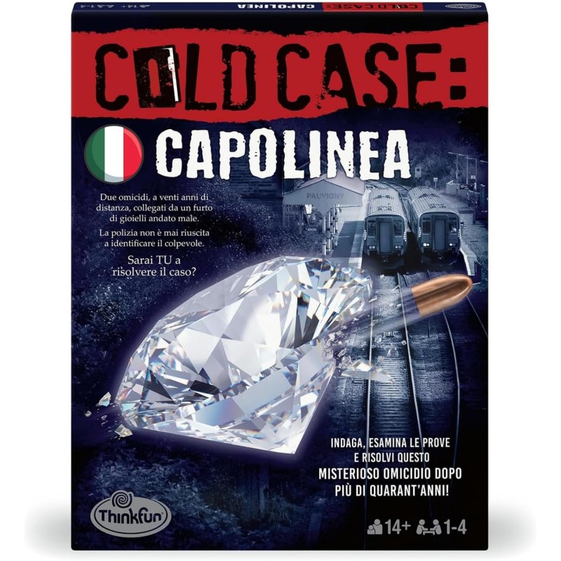 ThinkFun - Cold Case 4: Capolinea, Gioco investigativo 14+, 1-4 giocatori