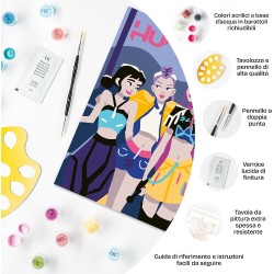 Ravensburger - CreArt K Pop Demon Hunters, Dipingere con i numeri 12+ anni
