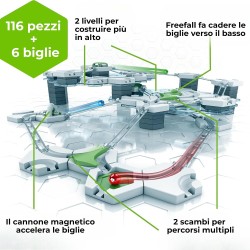 Ravensburger - GraviTrax Starter Set, Pista biglie 116 pz, 8+ anni