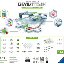 Ravensburger - GraviTrax Starter Set, Pista biglie 116 pz, 8+ anni