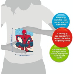 Ravensburger CreArt, Dipingere con i numeri per adulti – Trend Marvel: Ultimate Spider-Man – L eroe del quartiere