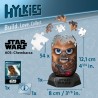 Ravensburger - Puzzle 3D, Hylkies Chewbecca, Star Wars, Puzzle per Adulti e Bambini 12+ Anni, Idea Regalo, Modellismo, 54 Pezzi