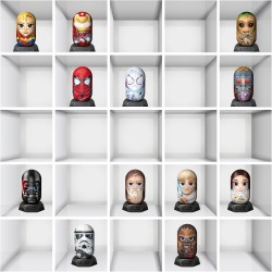 Ravensburger - Puzzle 3D, Hylkies Chewbecca, Star Wars, Puzzle per Adulti e Bambini 12+ Anni, Idea Regalo, Modellismo, 54 Pezzi