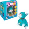 Rocco Giocattoli Kibo Blue, Bulldog Francese Interattivo, per Bambini dai 5 anni in su, Due Modalià di Gioco