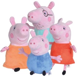 Peppa Pig - Peluche assortiti, modello casuale, 20/25 cm, 1 pezzo
