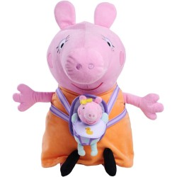 Simba - Peluche Peppa Pig Mamma con Evi, dimensioni 33 cm, +0 mesi