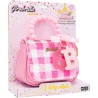 Girabrilla Glamour - Borsetta Vichy Vibes con Paillettes Reversibili, Maniglia con Perle, Tracolla e Charms GB