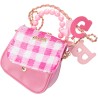 Girabrilla Glamour - Borsetta Vichy Vibes con Paillettes Reversibili, Maniglia con Perle, Tracolla e Charms GB