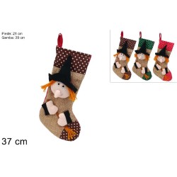 Calza Befana Pois, modelli assortiti, 1 pezzo