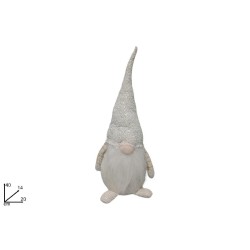 Gnomo di Natale 40 cm con Cappello Paillettes