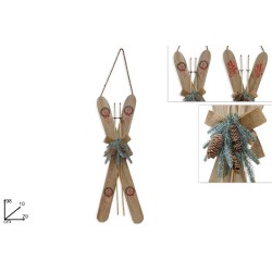 Sci in Legno Naturale, 2 modelli assortiti, 1 pezzo