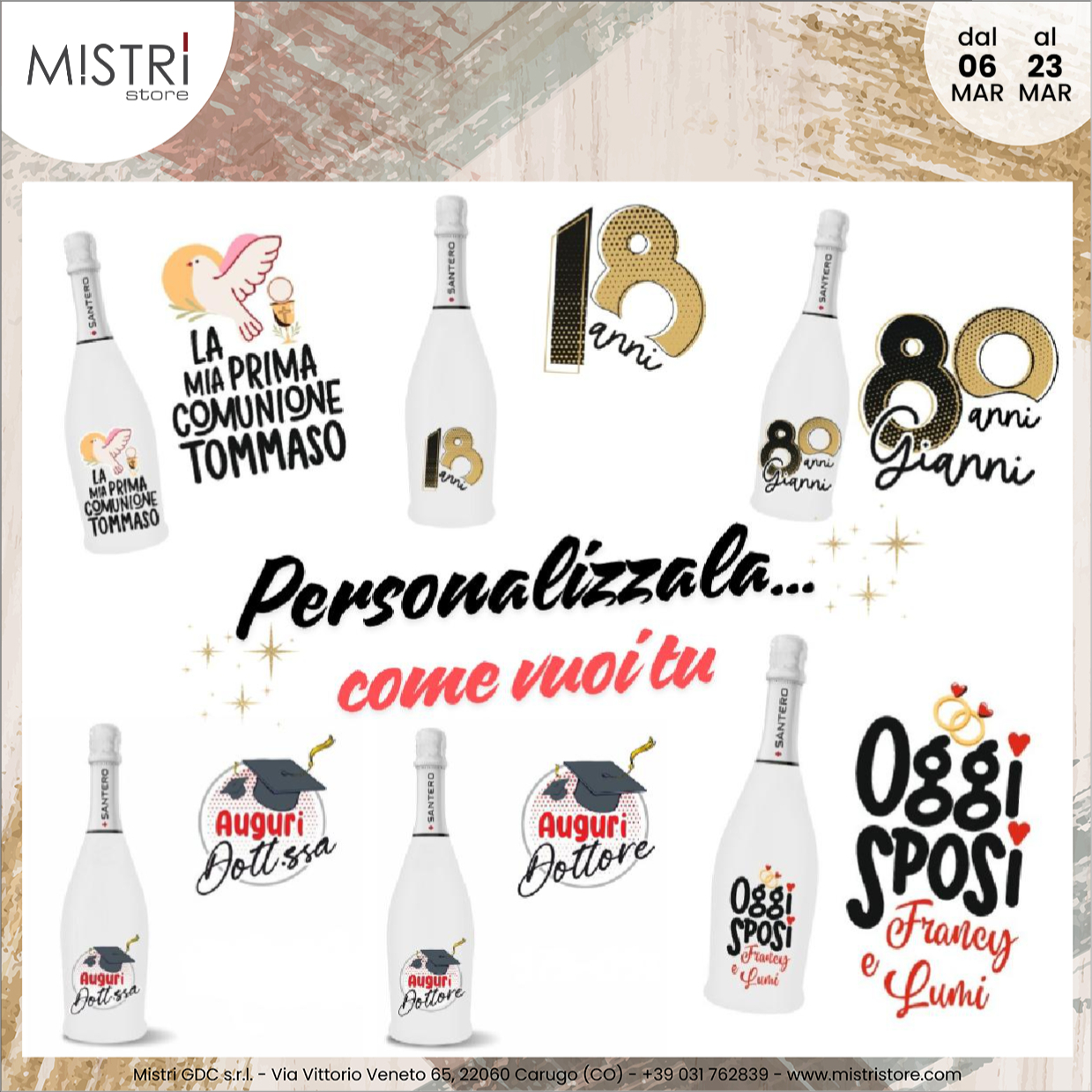 Caramelle e confetti 2026